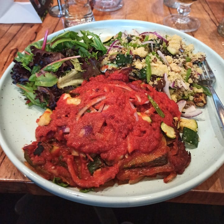 review photo of Blue Gums Hotel Motel Vegan Zuchini lasagna. shared by @cavok001 on 17 Jan 2021 - review