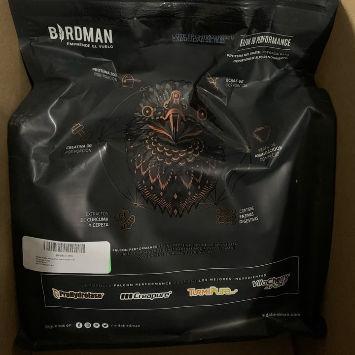 review photo of Birdman Falcon performance proteina vegetal con creatina 1.9 kg shared by @rjrd on 13 Nov 2021 - review