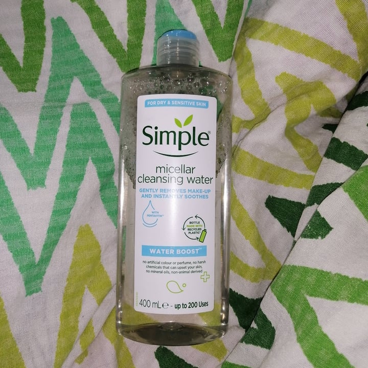 review photo of Simple Water Boost Micellar Cleansing Water shared by @asuco1 on 06 Feb 2022 - review
