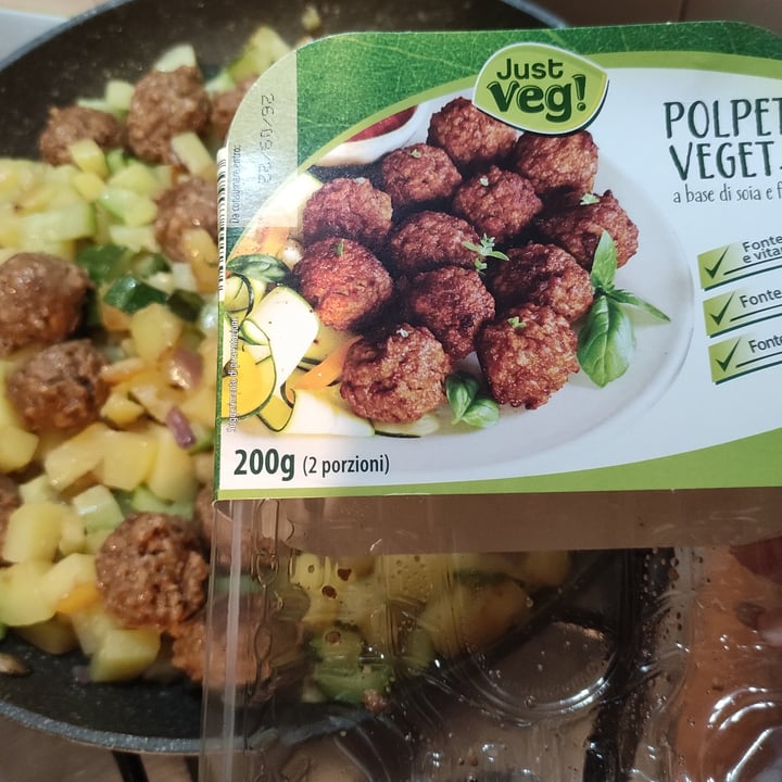 photo of Just Veg! (ALDI Italy) Polpette vegetali shared by @rossiveg on  16 Oct 2022 - review