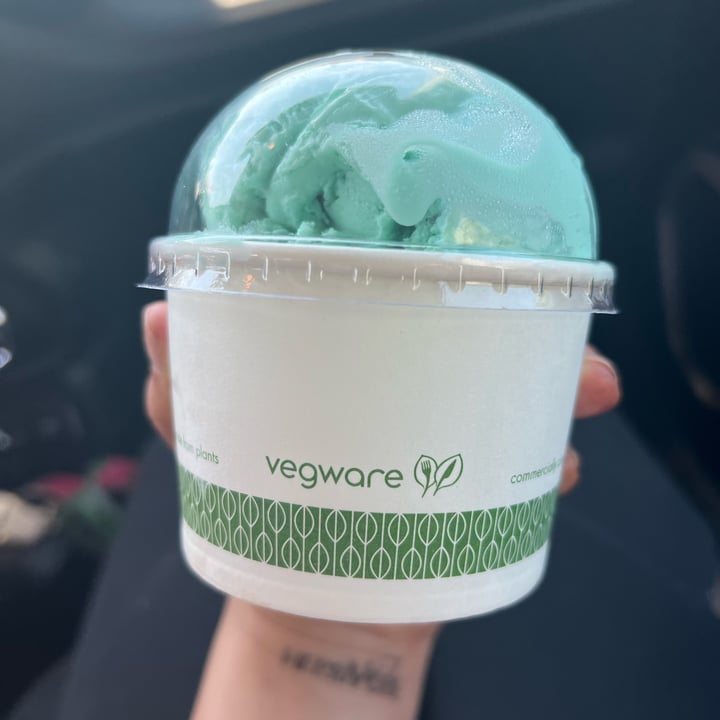 review photo of The Ice Box Vegan Cotton Candy Ice Cream shared by @jordaneatsplants on 15 Oct 2022 - review