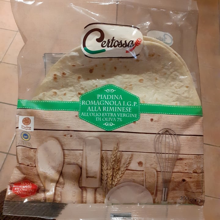 photo of Certossa Piadina Romagnola all'olio shared by @fra102030 on  17 Dec 2021 - review