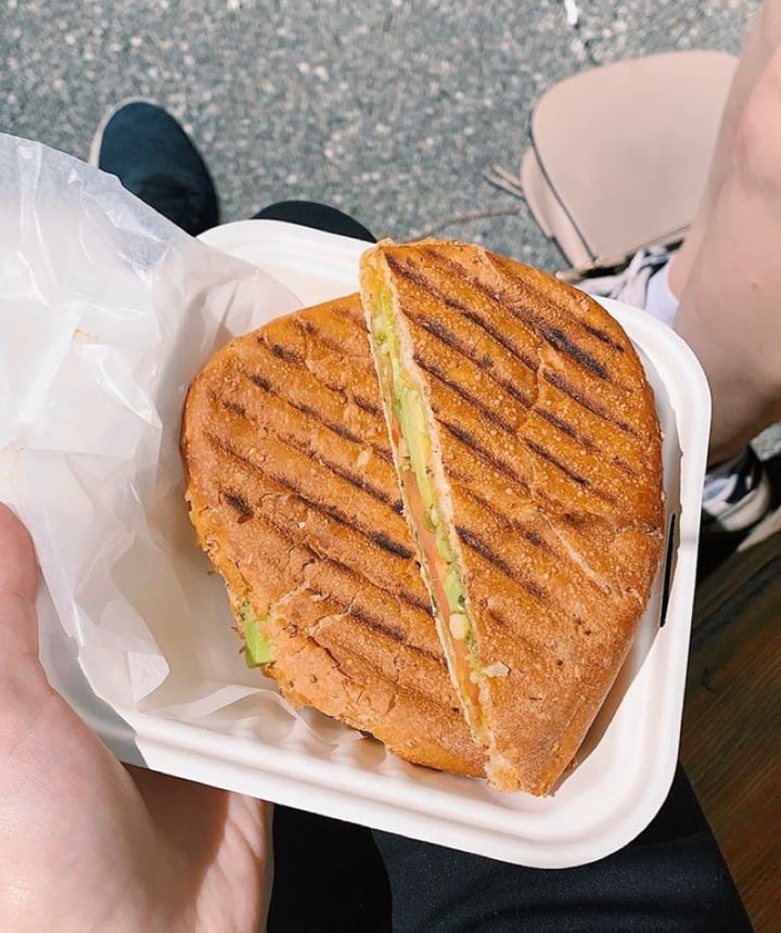 photo of Oasis Jimma Juice - Best Vegetarian & Vegan Restaurant veggie panini shared by @naomikchu on  19 Jan 2020 - review