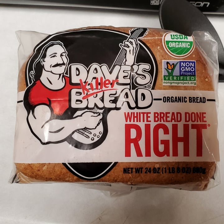 review photo of Dave's Killer Bread White Bread Done Right shared by @krinney on 13 Oct 2021 - review