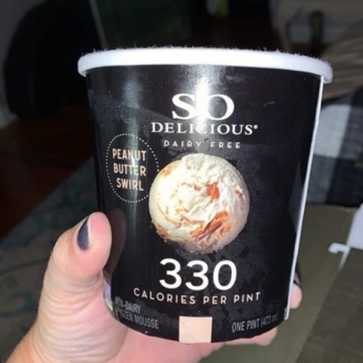 photo of So Delicious Dairy Free Peanut Butter Swirl Frozen Mousse shared by @dlynn1921 on  02 Jul 2020 - review