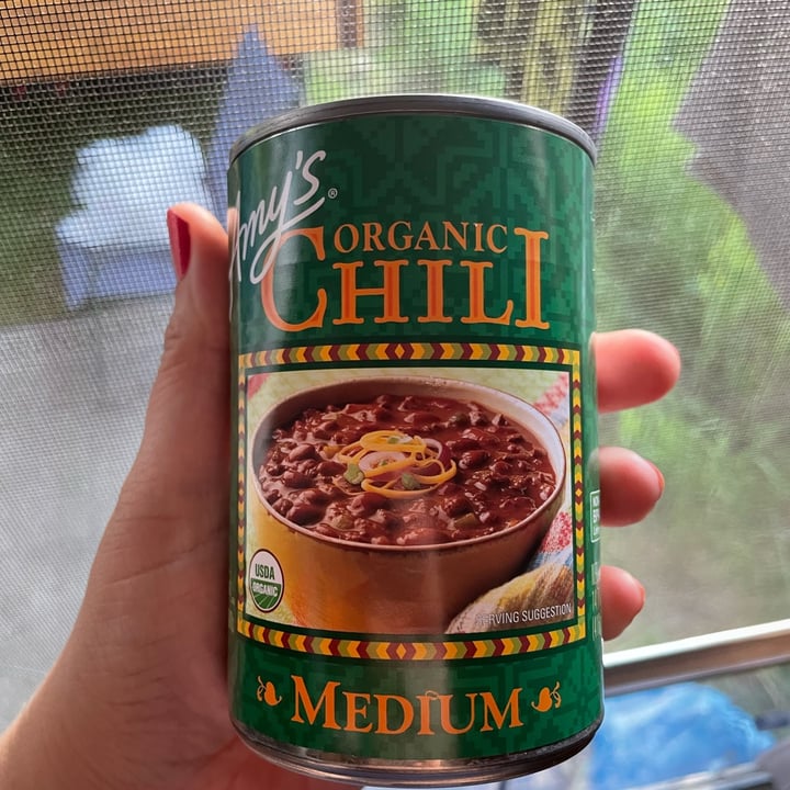 photo of Amy’s Organic Chili Medium shared by @klreindel on  01 Jun 2022 - review