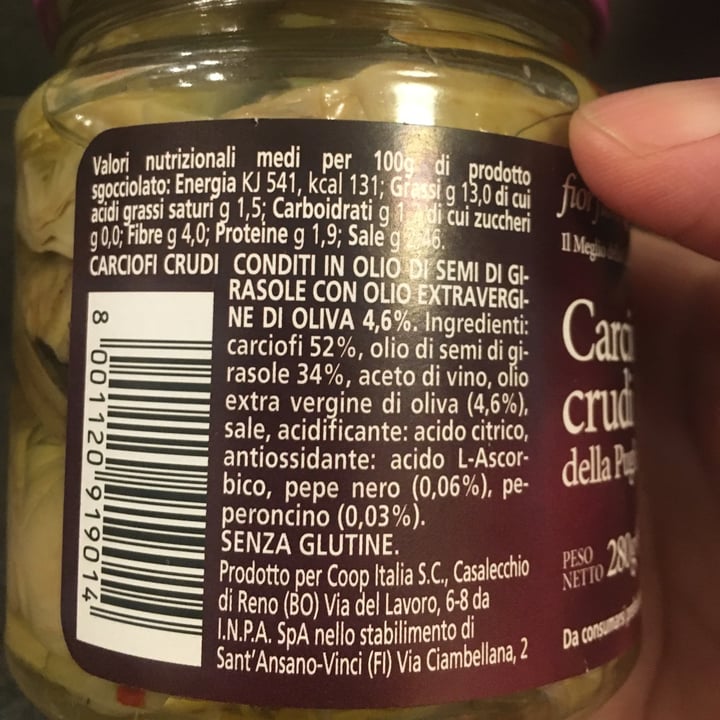 review photo of Coop Carciofi crudi della Puglia Imperiale shared by @arturino on 25 Apr 2022 - review