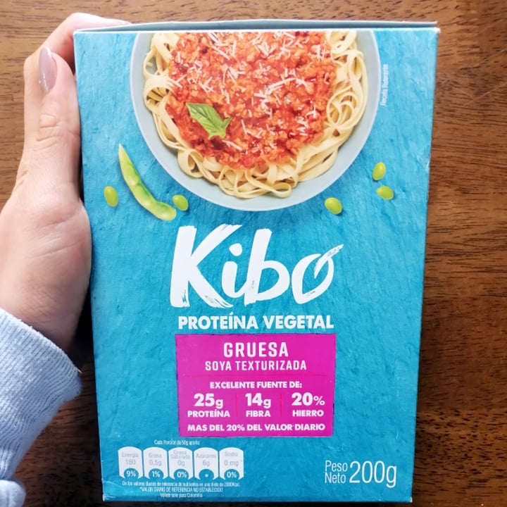 photo of Kibo Proteína Vegetal Gruesa Soya Texturizada shared by @camilassabogal on  02 Jul 2021 - review