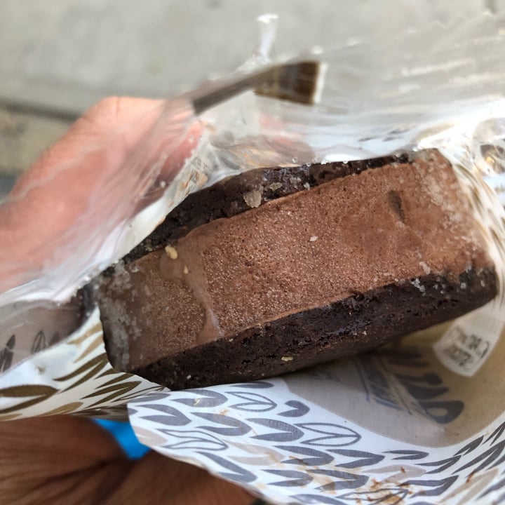 photo of The Pat and Stick Homemade Co. Oat Milk Double Chocolate ice cream sandwich shared by @brunowho on  21 Oct 2021 - review