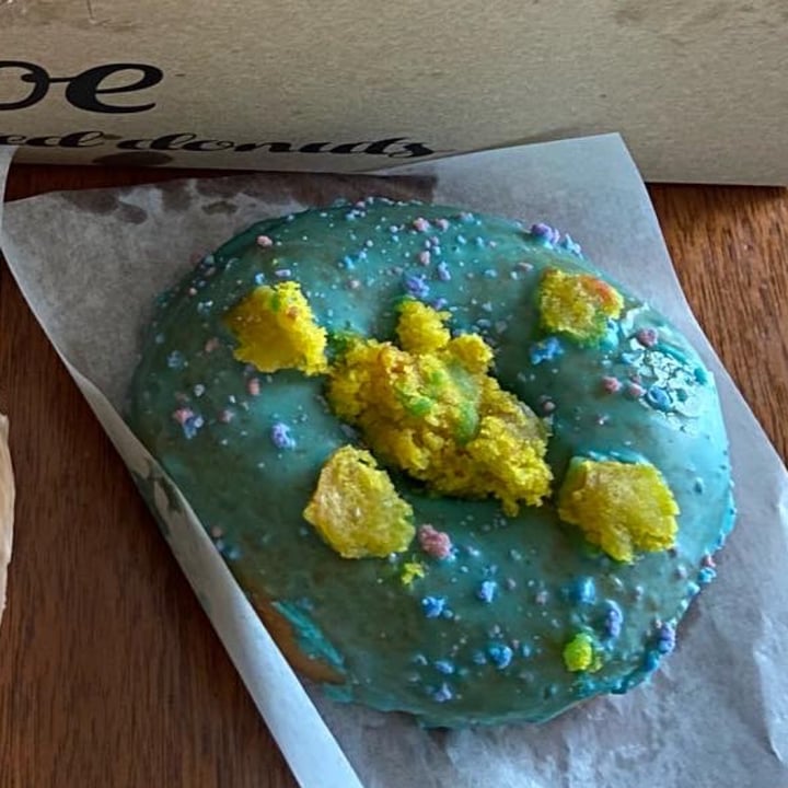 photo of Doe Donuts Birthday cake Donut shared by @knorthway on  05 Feb 2022 - review