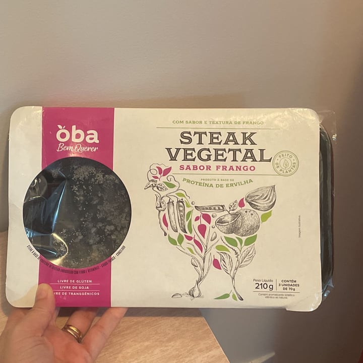 photo of Oba Bem Querer Steack Vegetal Sabor Frango shared by @jsfmelo on  11 May 2022 - review