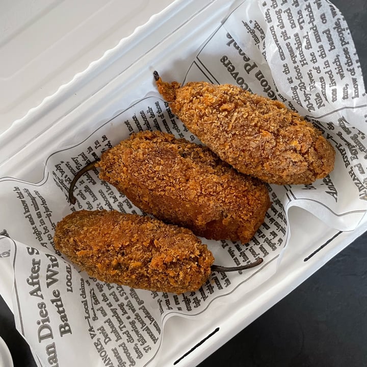 photo of Vegan Streetfood Deli - Obs Chilli Poppers shared by @theleafeaters on  20 Oct 2021 - review