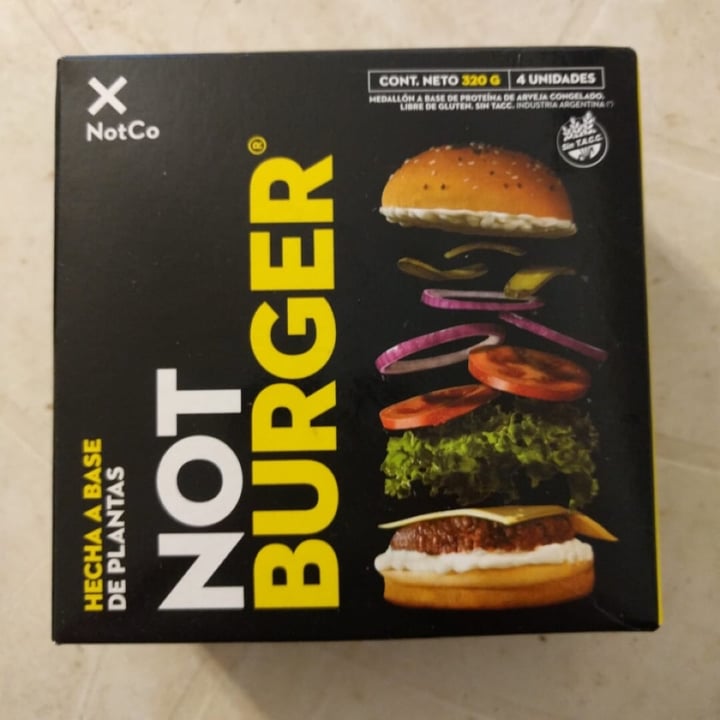 photo of NotCo Not Burger shared by @saracm on  29 Oct 2020 - review