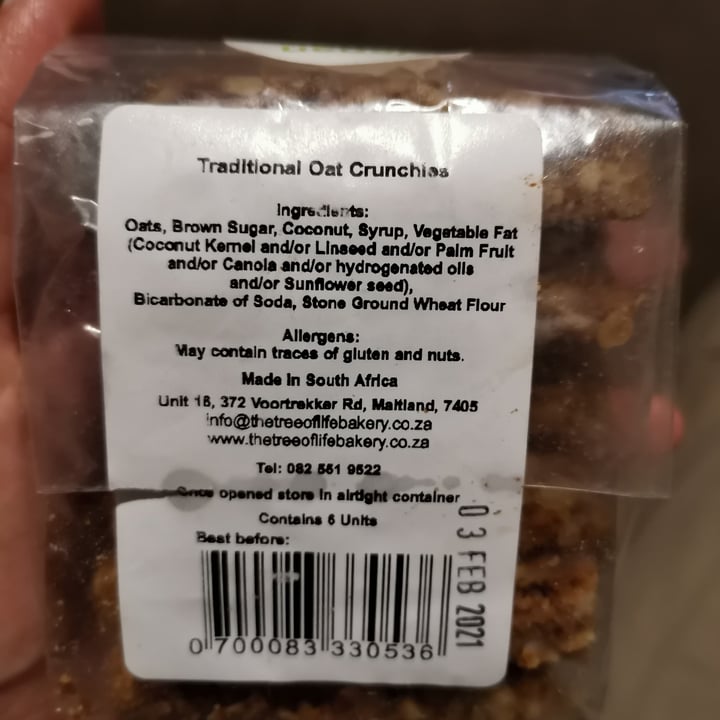 photo of The Tree of Life Bakery Traditional crunchies shared by @lunascorner on  16 Jan 2021 - review