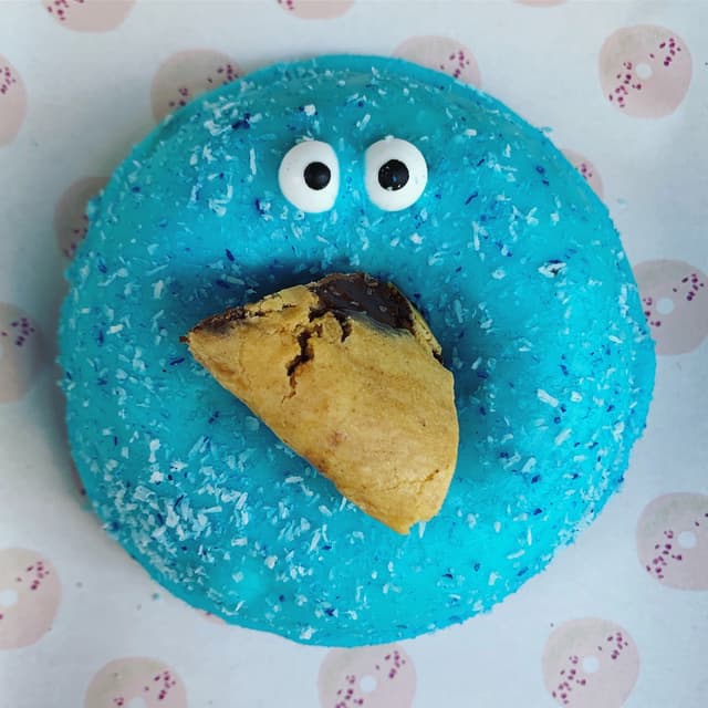 Foto do prato “Cookie Man doughnut”