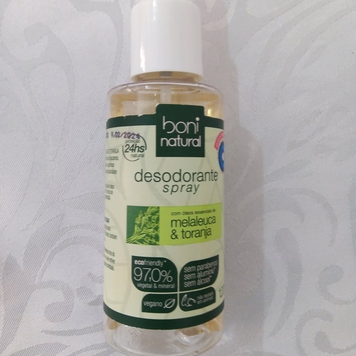 review photo of Boni natural Desodorante Spray shared by @claualvesz on 22 Apr 2022 - review