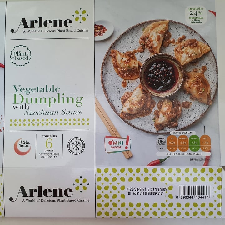 photo of Arlene Vegetable dumpling with Szechuan sauce shared by @sandra2021 on  10 Aug 2021 - review