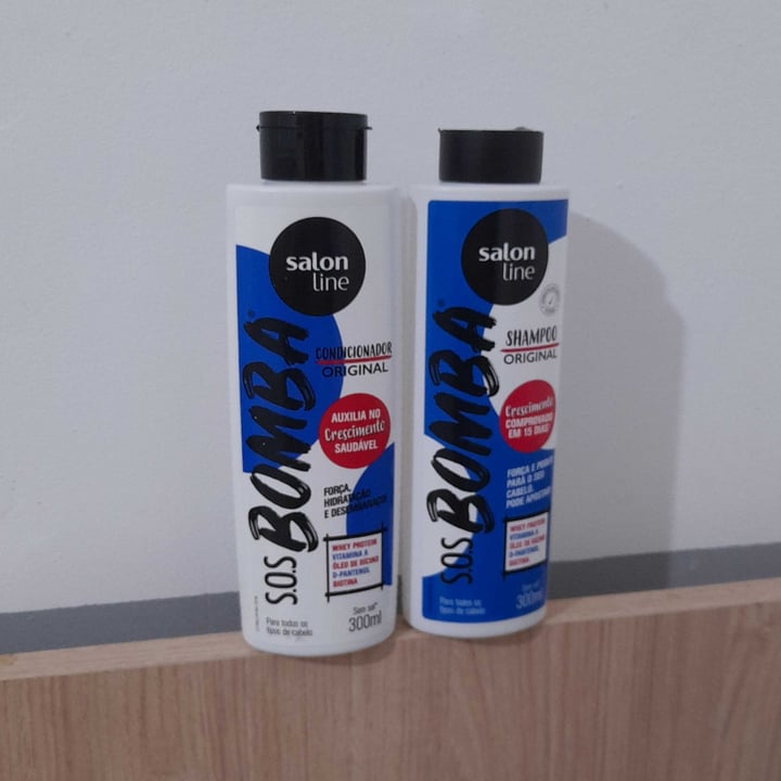 photo of Salon line SOS bomba shampoo shared by @heloisademorais on  08 Jan 2022 - review