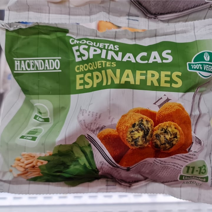 photo of Hacendado Croquetas de Espinacas shared by @anikoftv2 on  03 Aug 2021 - review