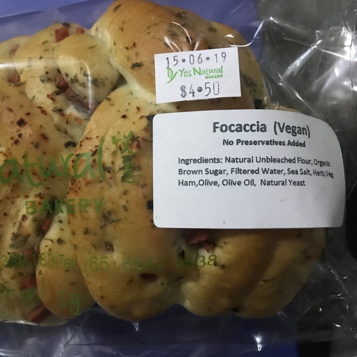 photo of Yes Natural Bakery Focaccia shared by @opheeeliaaa on  12 Jun 2019 - review