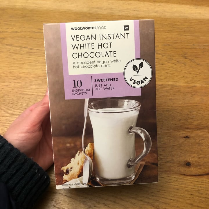 photo of Woolworths Food Vegan instant white hot chocolate shared by @kimmykate on  10 Jul 2022 - review