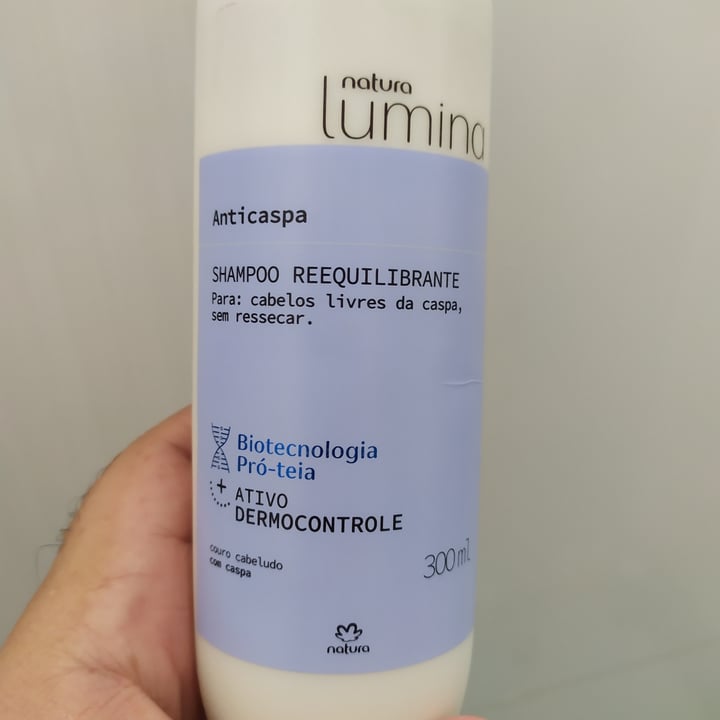 review photo of Natura Lumina Shampoo Reequilibrante Anti Caspa Lumina shared by @hebertmoraes on 03 May 2022 - review