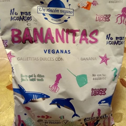 Bananitas Galletitas Dulces con sabor a Banana