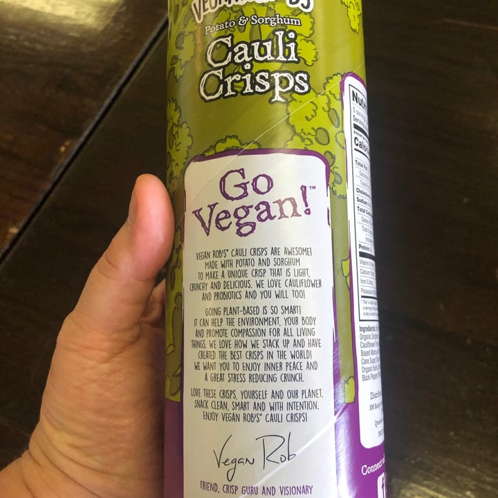 photo of Vegan Rob's Cauli Crisps shared by @manuelaw on  02 Jun 2020 - review