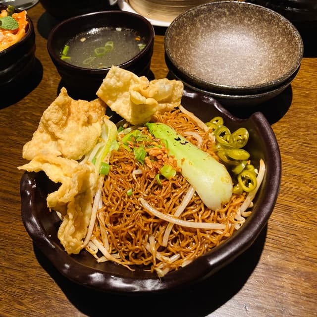 Foto del plato “Gan Lau Mee”