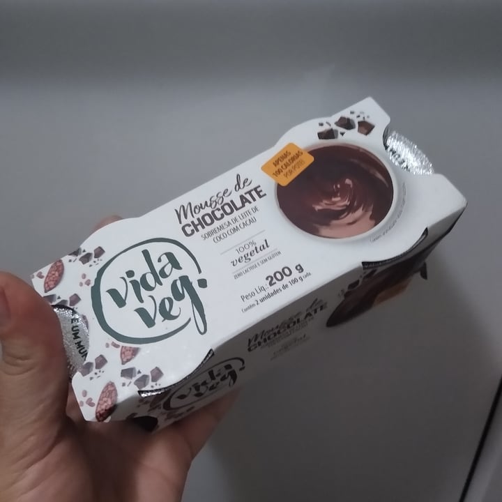 review photo of Vida Veg Mousse de Chocolate shared by @julianapaixao on 30 Sep 2022 - review