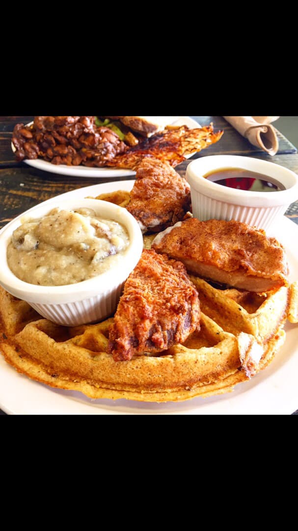 Photo of the dish “Chicken and waffles”