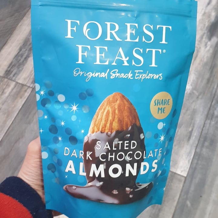 photo of Forest Feast Salted Dark Chocolate Almonds shared by @lydiahawkins on  16 Jan 2022 - review