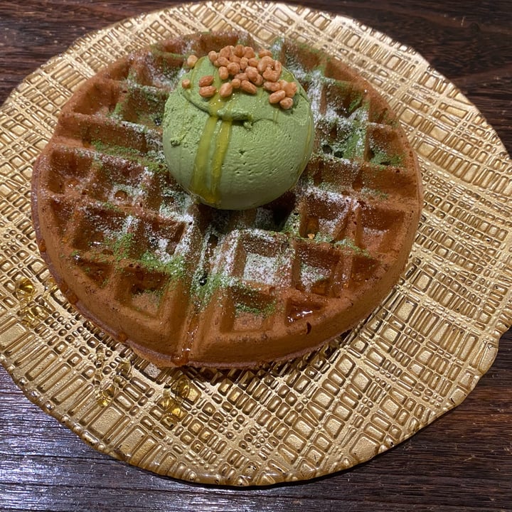 photo of Hvala CHIJMES Dairy free waffle with matcha ice cream shared by @ahsne on  02 Oct 2021 - review