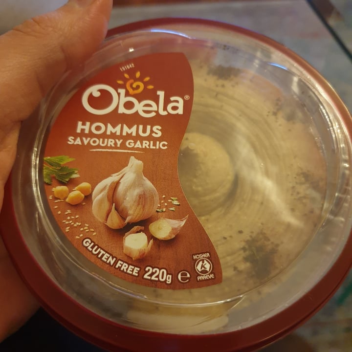 photo of Obela Hommus Savory garlic shared by @oskarvin on  05 Sep 2021 - review