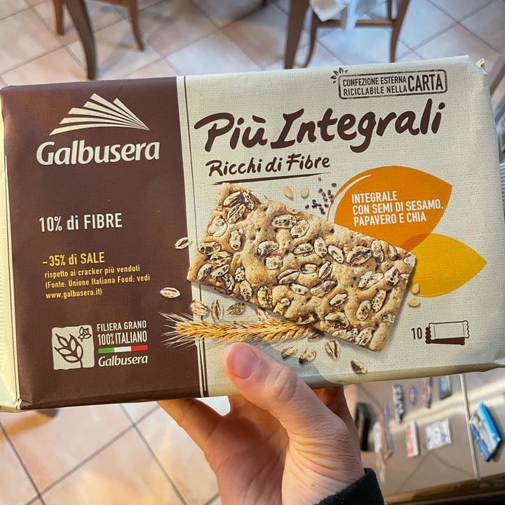 photo of Galbusera Crackers Più integrali shared by @alicemarcolini on  20 Mar 2022 - review