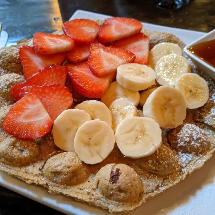 photo of The Exchange Coffee House Strawberry Banana Waffle shared by @livtokimoo on  07 Dec 2020 - review