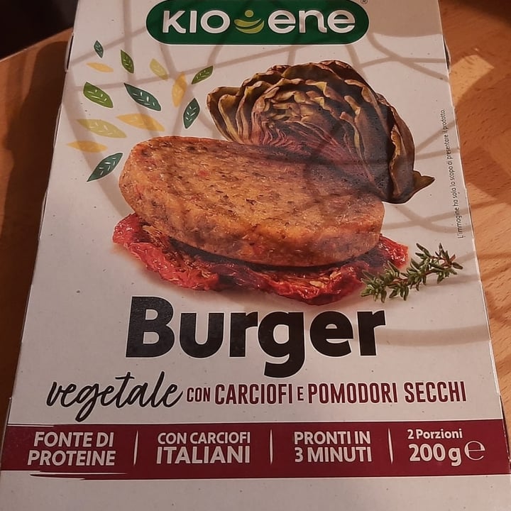 photo of Kioene Burger vegetale alle melanzane shared by @sofko on  04 Apr 2021 - review