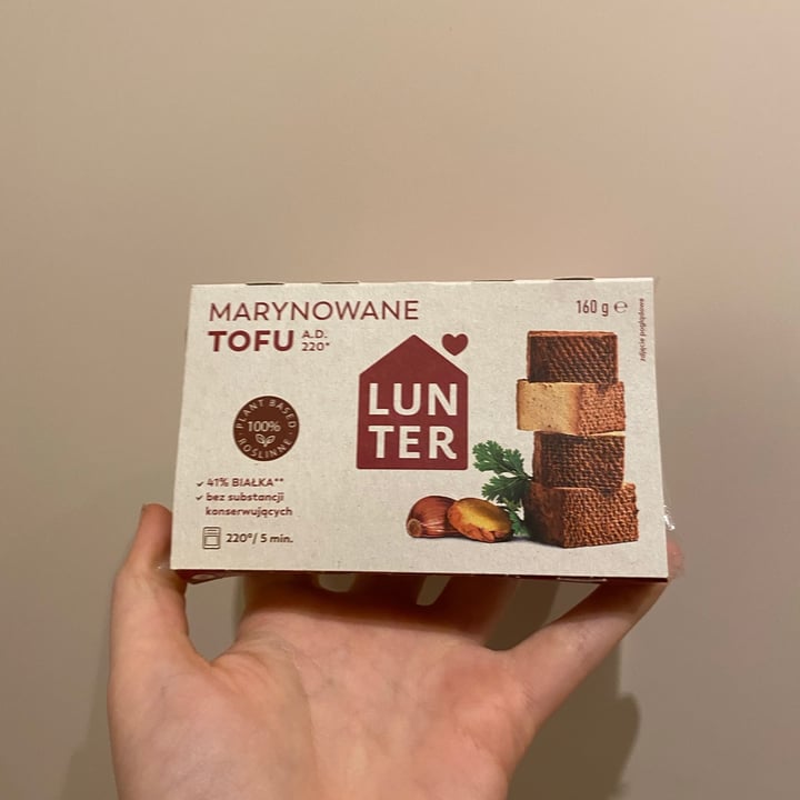 photo of Lunter Marinated Tofu shared by @vytuxe on  10 Nov 2020 - review