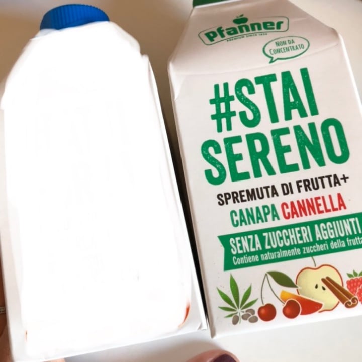 photo of Pfanner #StaiSereno Spremuta di frutta + canapa cannella shared by @aleglass on  16 Oct 2021 - review