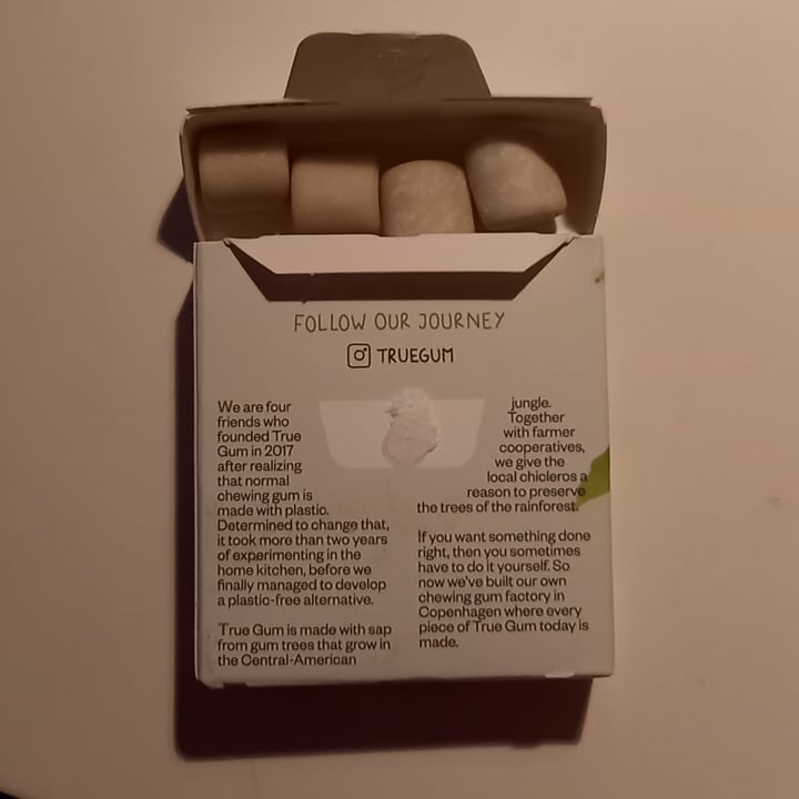 photo of True Gum Biodegradable mint gum shared by @flowermati on  30 Jun 2022 - review