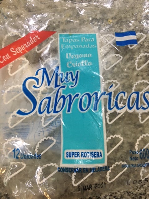 photo of Sabroricas Tapas para empanadas shared by @natig on  12 Apr 2021 - review