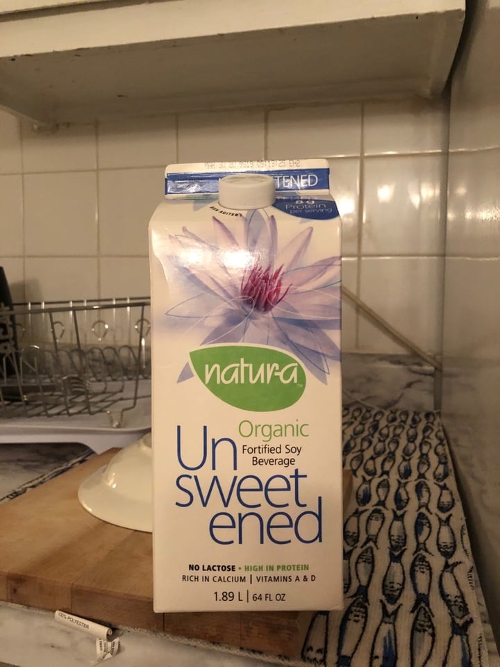 photo of Natura Mc Unsweetened Organic Soy Beverage shared by @malakaijinto on  07 Feb 2020 - review
