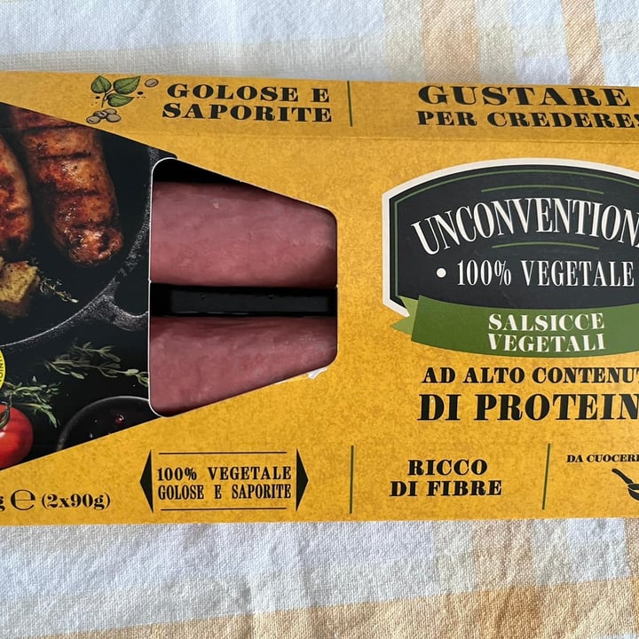photo of Unconventional Salsicce Vegetali - Sausages shared by @giuliapelli on  08 Dec 2022 - review