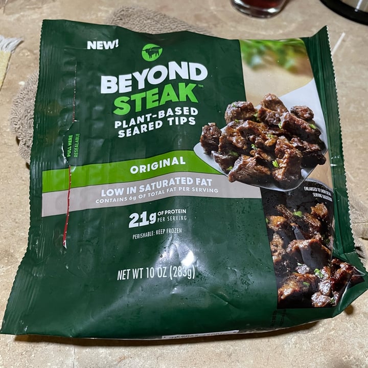 photo of Beyond Meat Beyond Steak Plant Based Seared Tips shared by @carolinasuarez on  15 Nov 2022 - review