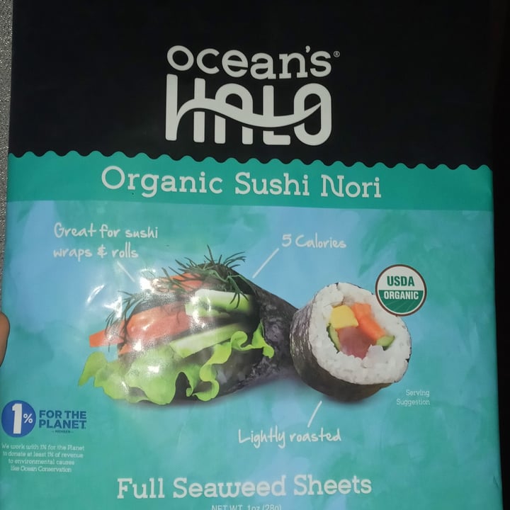 photo of Ocean's Halo Sushi Nori shared by @innerplanehoops on  16 Aug 2021 - review