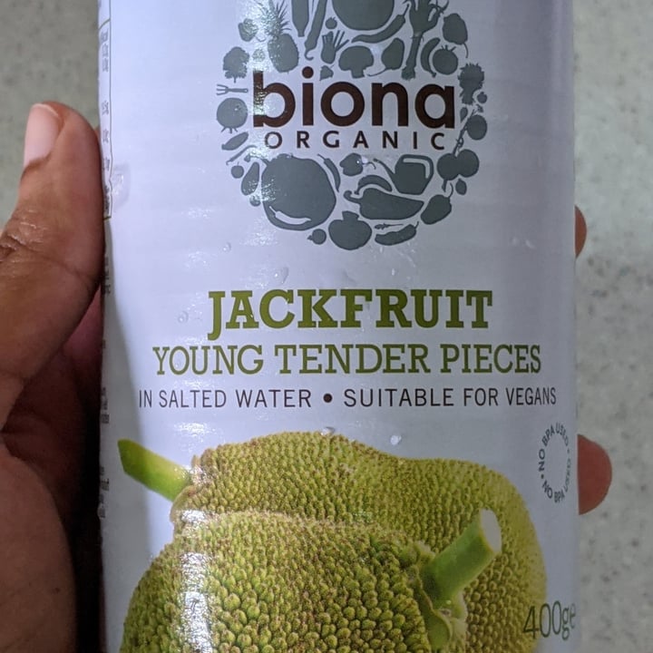 photo of Biona Jack fruit Young Tender Pieces In Salt Water shared by @flexivegan on  22 Feb 2021 - review
