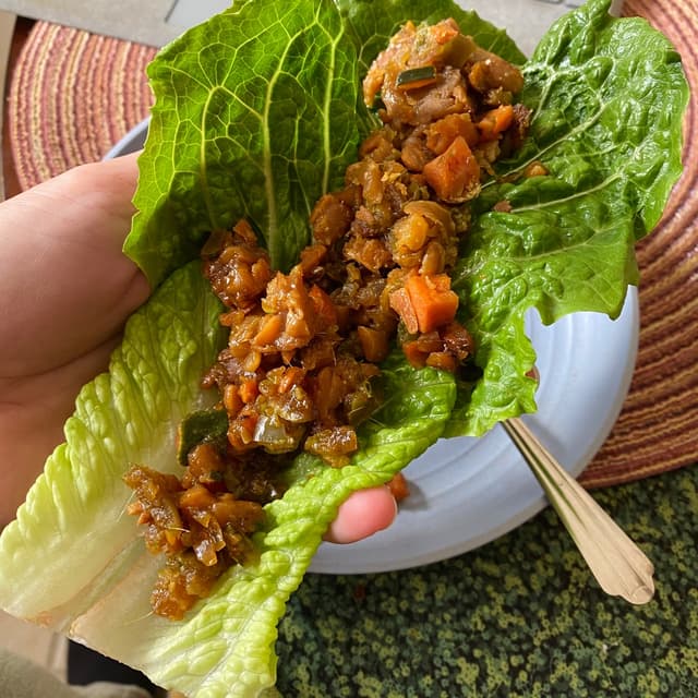 Photo of the dish “Asian Lettuce Wraps”