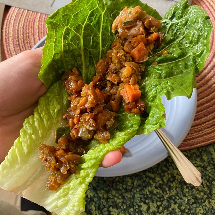 review photo of Vertical Diner Asian Lettuce Wraps shared by @veganrecipesandvibes on 15 Jan 2021 - review