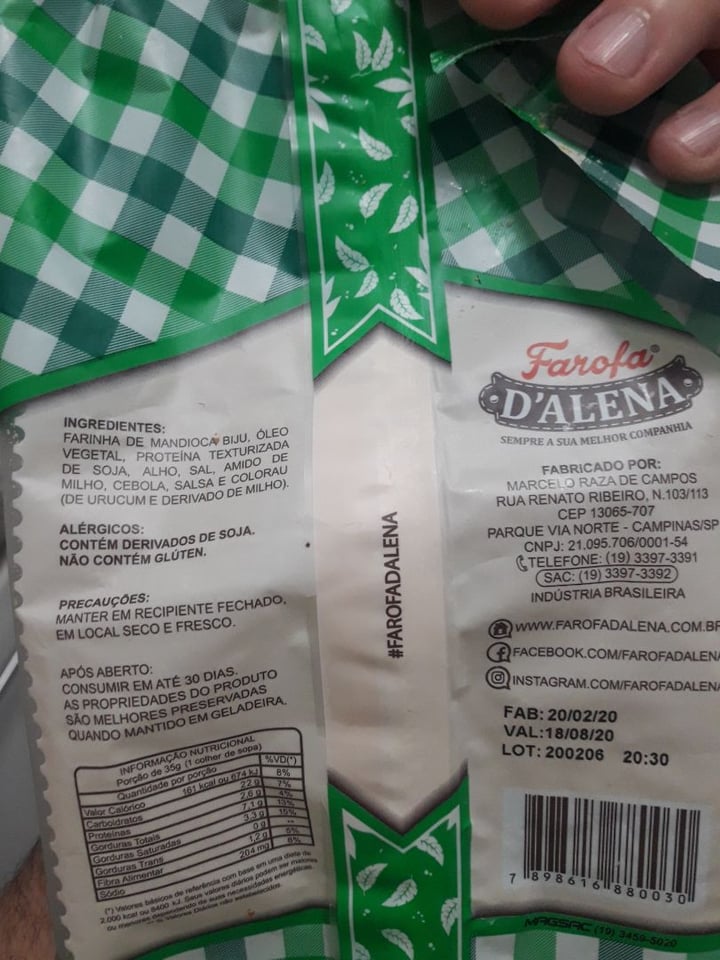 review photo of D'Alena Farofa D'alena shared by @renatoff on 15 Apr 2020 - review