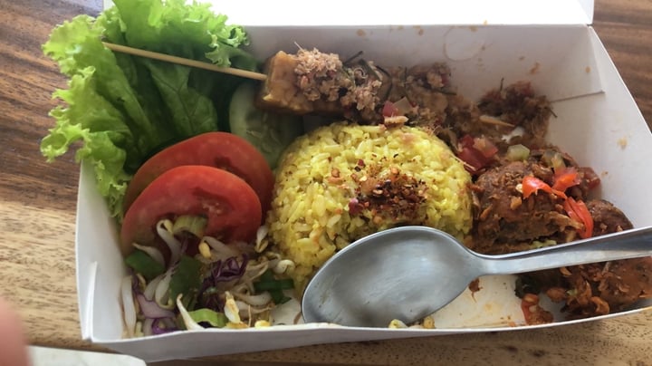 photo of Burgreens Kemang Village Vegan Rendang Platter with Sauteed Bean Sprouts shared by @healthywithakriti on  18 Jan 2020 - review